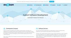 Desktop Screenshot of evozon.com