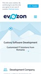 Mobile Screenshot of evozon.com