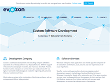 Tablet Screenshot of evozon.com